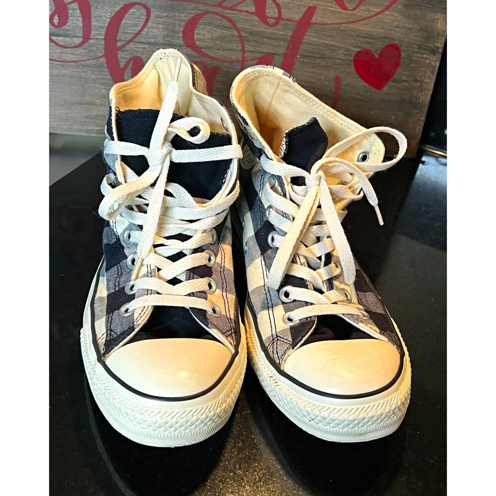 Converse Chuck Taylor All Star Buffalo Plaid High Top Sneakers Womens 9 Mens 7⁠